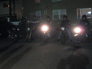 Some Britts stopped by for bike night