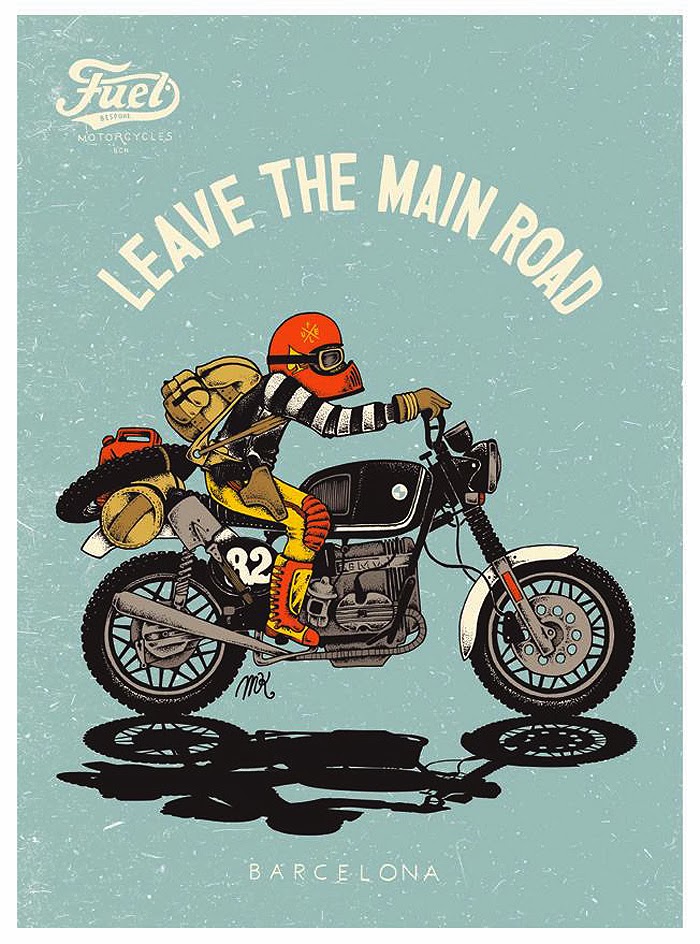 Motorcycle Illustrations :: Fuel Motorcycles