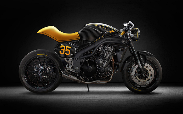 Triumph Speed Triple Cafe Racer Concept by Jakusa Design