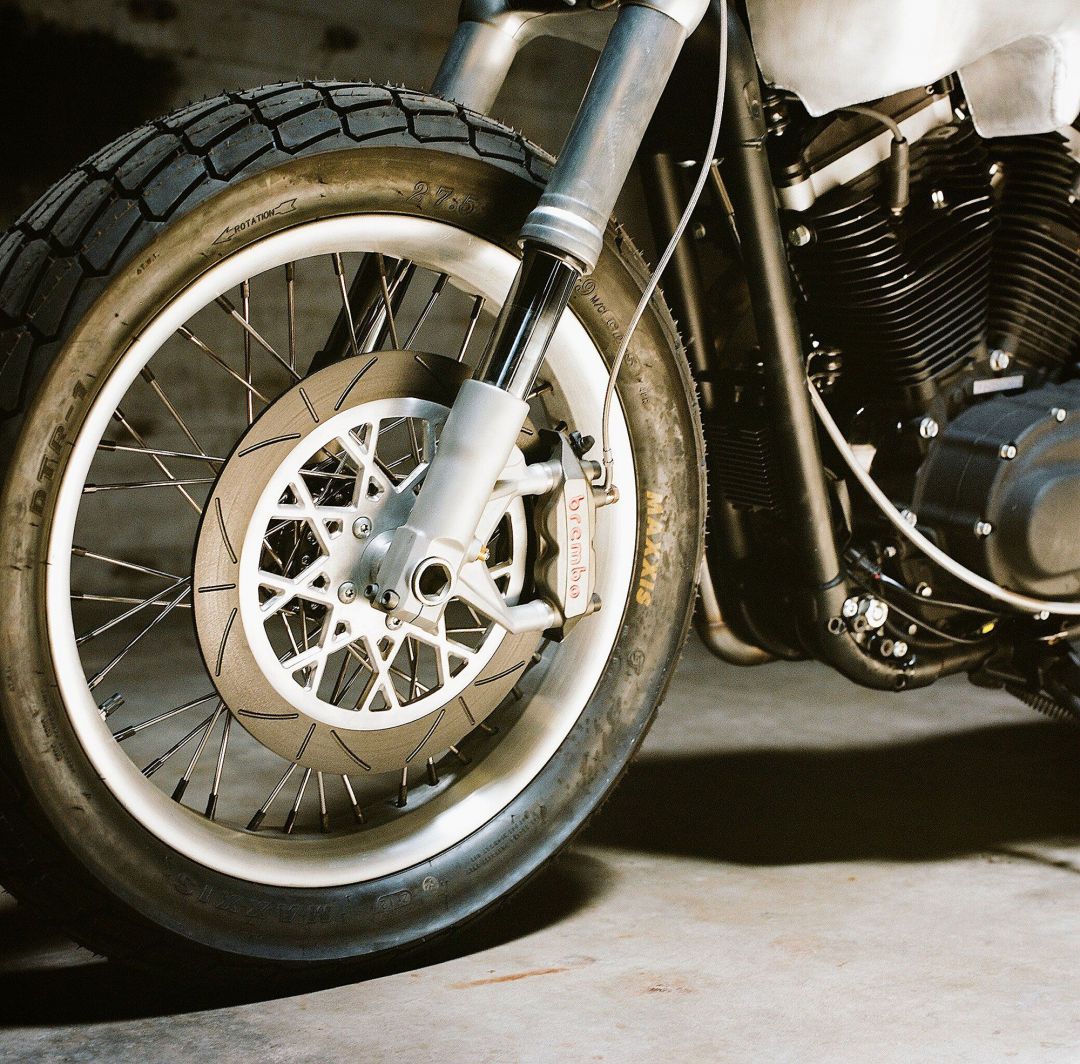 Custom Harley Davidson The Hardley dirt tracker wheels