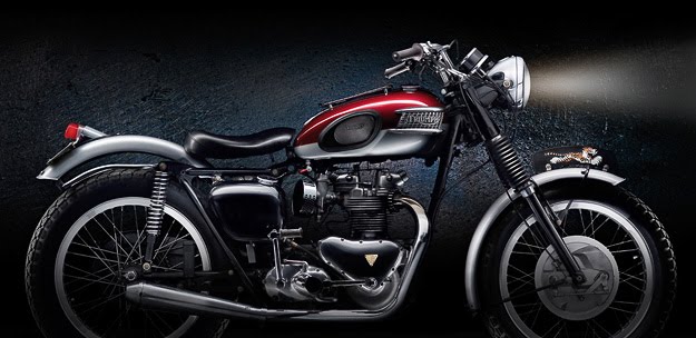 1957 Triumph Tiger 110 – Painted with Light