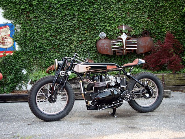Triumph TT Deluxe Café Racer by LC Fabrications