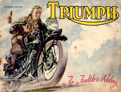 Vintage Triumph Motorcycle Ads