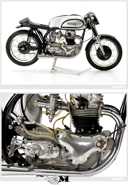 A Pair of Norton Racers