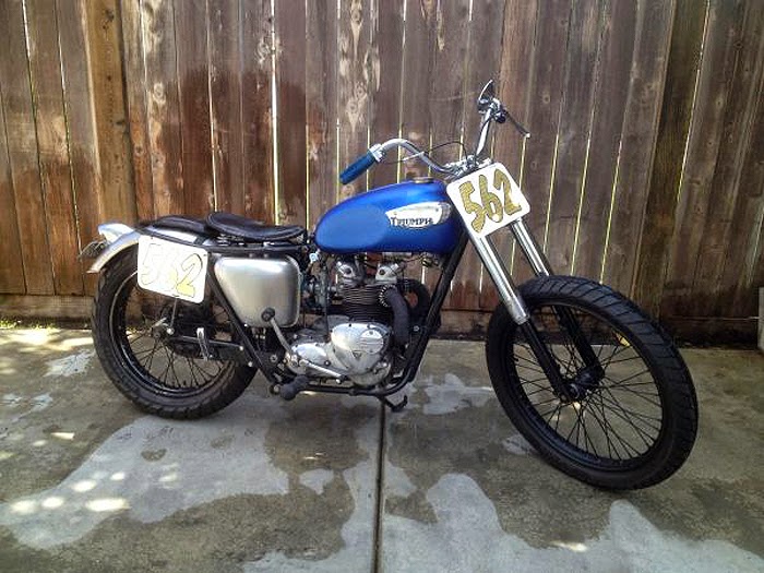 For Sale :: Triumph T100C aka ‘The Raped Ape’