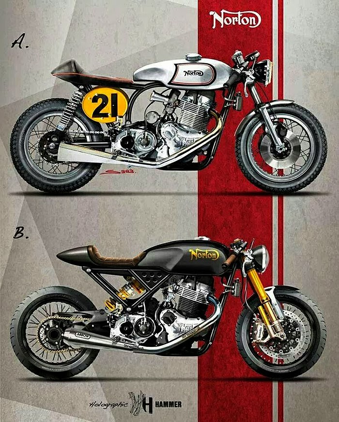 Norton Cafe Racers :: Old and New