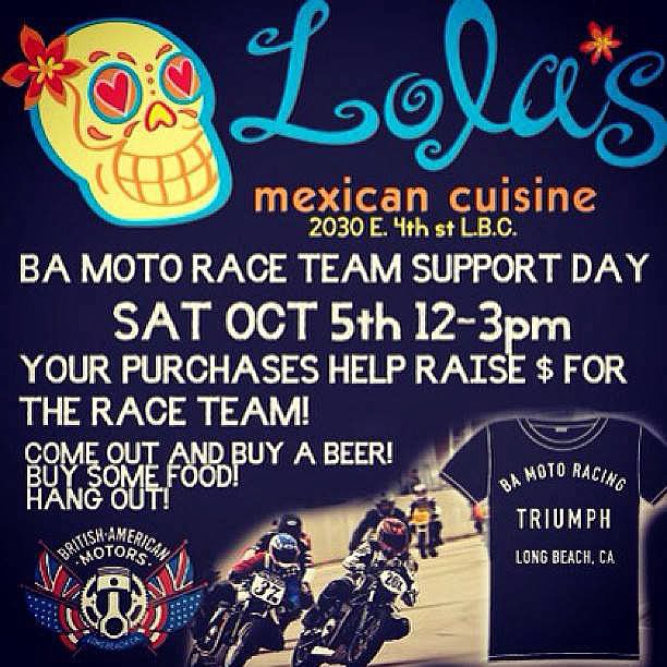 Support your local racers…
