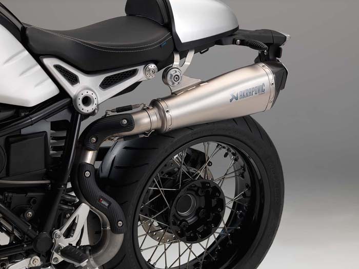 BMW R NineT Akrapovic exhaust