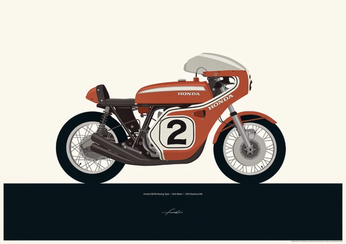 Motorcycle Illustrations by Francis Ooi