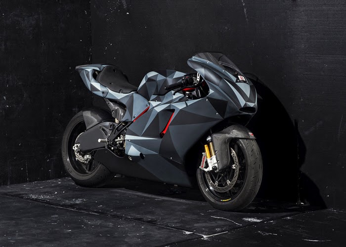 ‘Black Polygon’ Ducati Desmosedici RR by Death Spray Custom