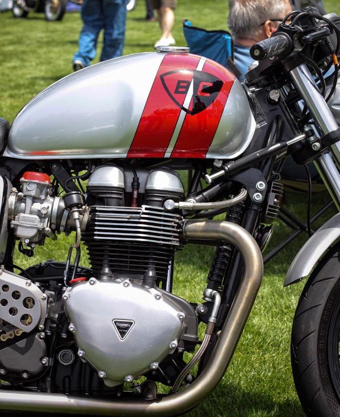 British Custom - custom Triumph cafe racer