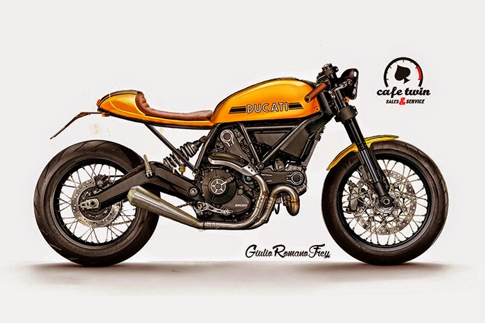 More Ducati Scrambler Mock-Ups