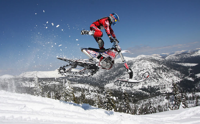Fight winter back :: Mountain Horse Snow Bike Conversion Kit