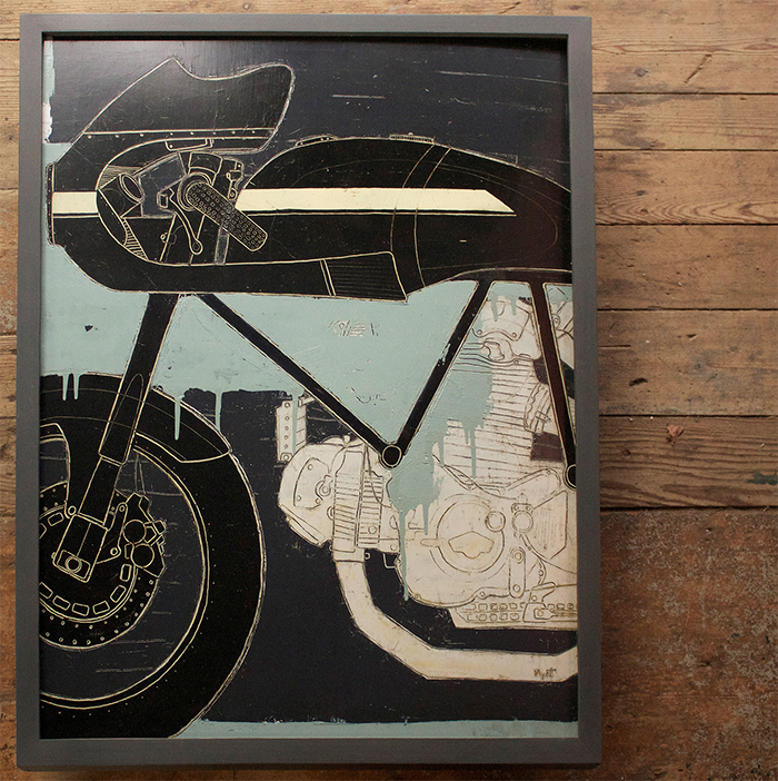 Moto Art :: Christopher Myott x Walt Siegl