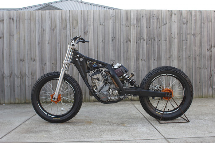 KTM 250 EXC-F cafe racer