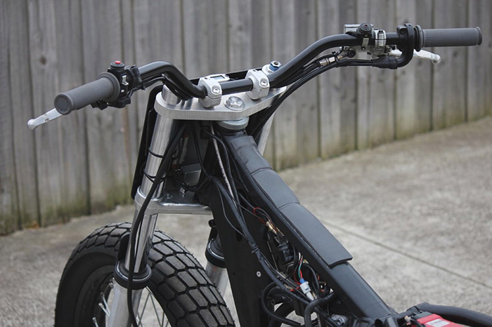 KTM 250 EXC-F cafe racer handlebars