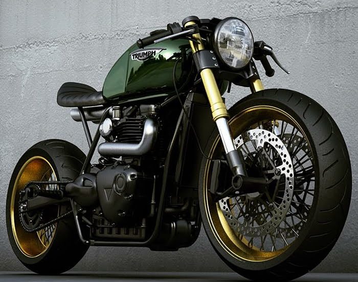 Wonderbaar Triumph Cafe Racer Concepts by Ziggy Moto - The Bullitt DY-58