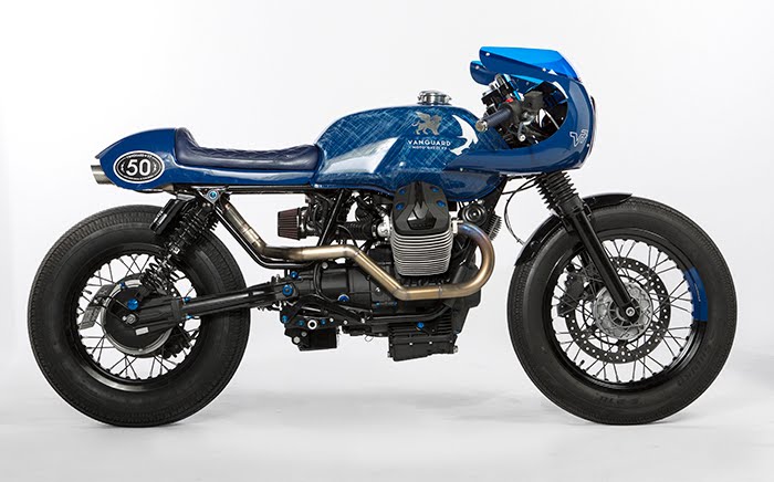 Vanguard Moto Guzzi V7 Cafe Racer: Jean-Inspired Anniversary Bike