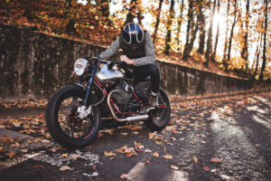 Moto Guzzi cafe racer, v7 racer, Baak Motorcycles