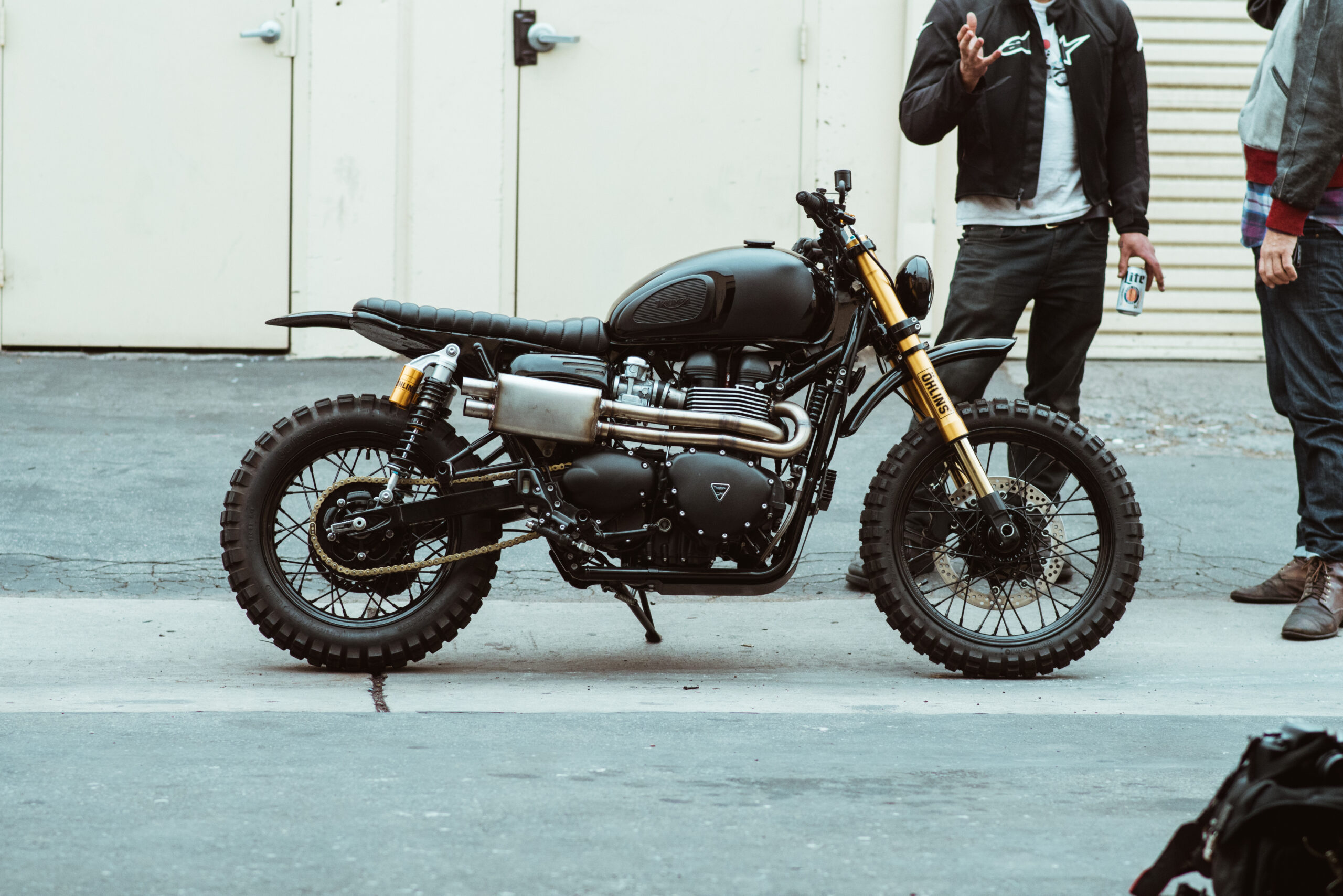Rugged and Raw: A Triumph Scrambler by Seaweed and Gravel