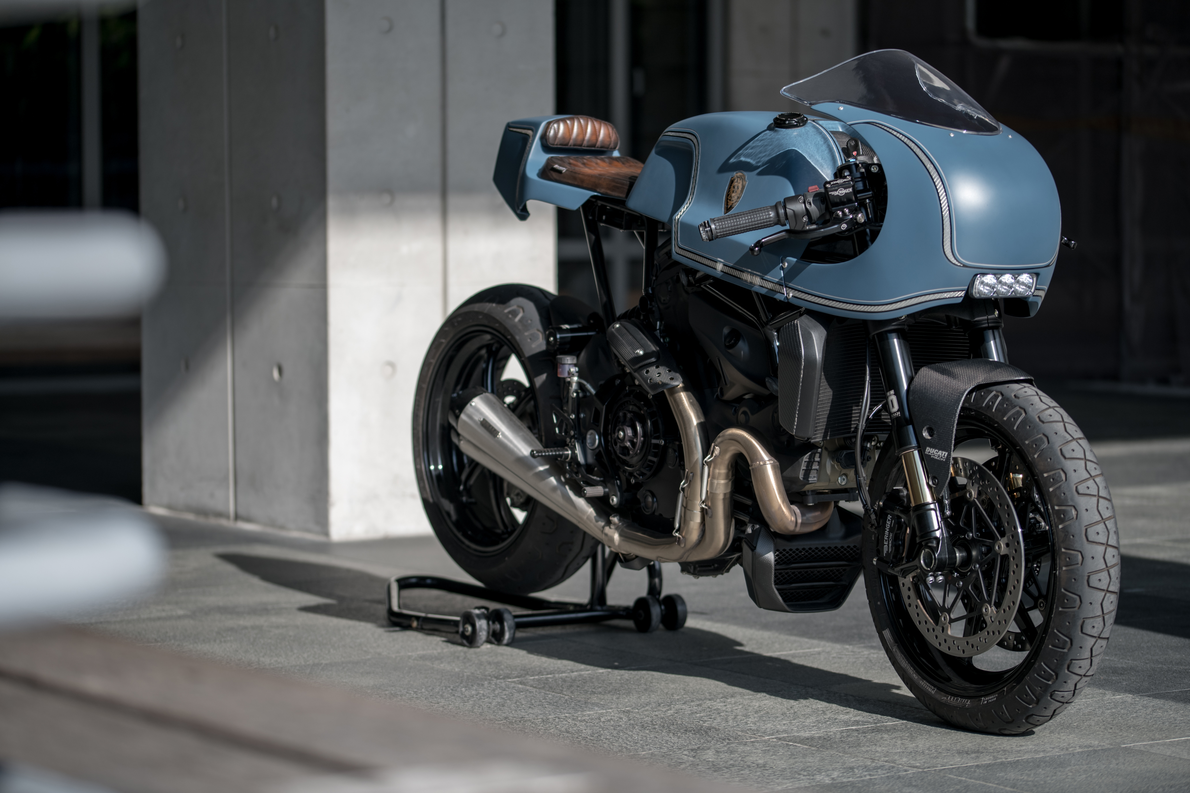 Ducati Monster 1200 S cafe racer by Rough Crafts