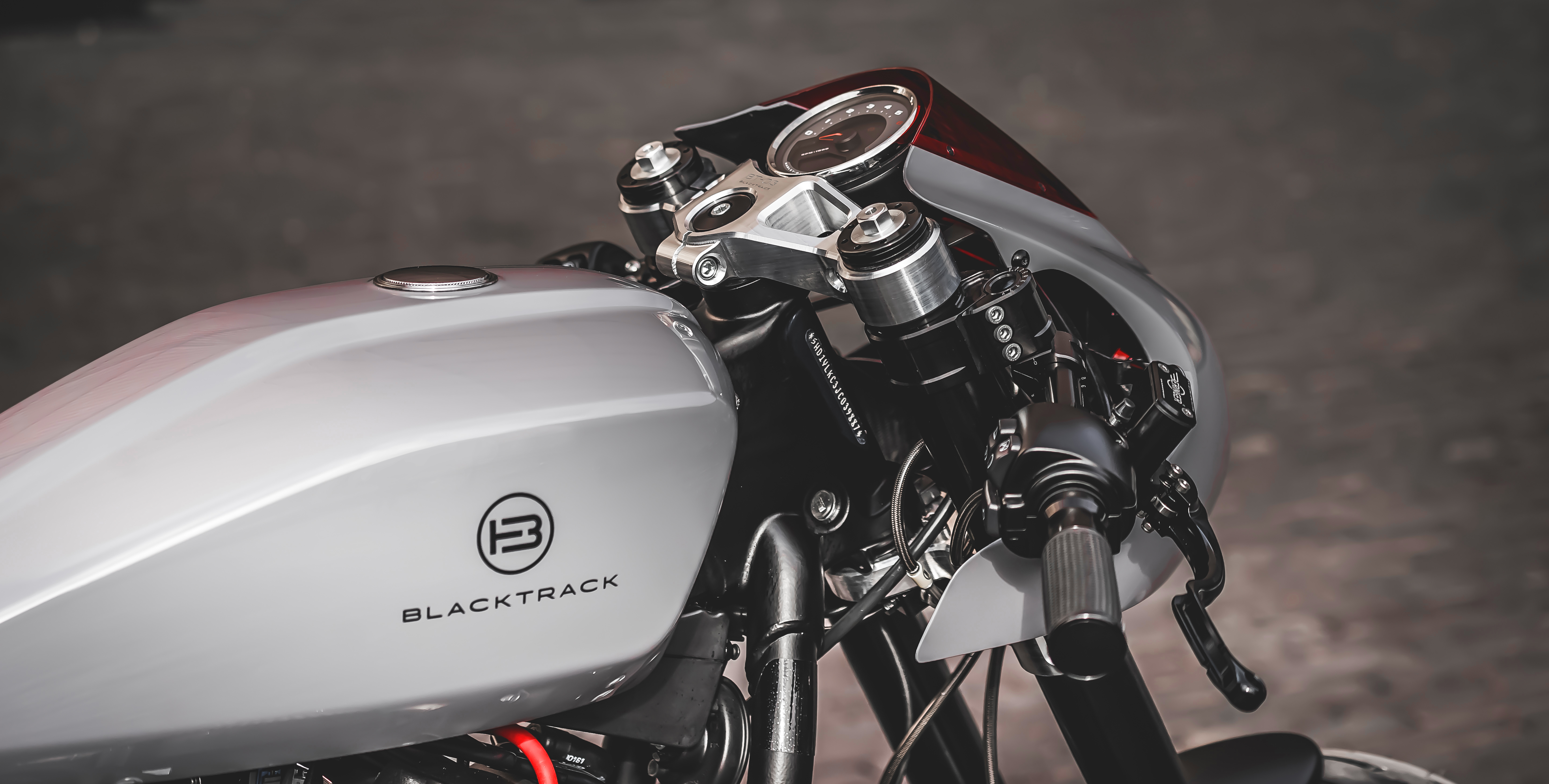 The Blacktrack Motors Bt 03 Harley Cafe The Bullitt