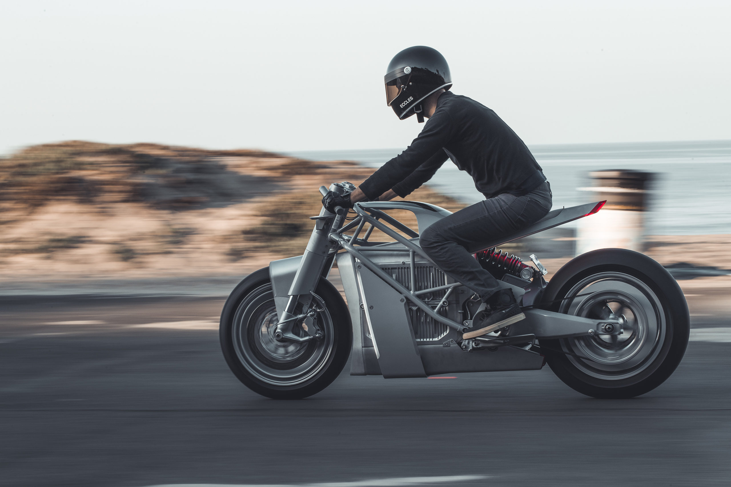 Hugo Eccles custom Zero XP electric motorcycle
