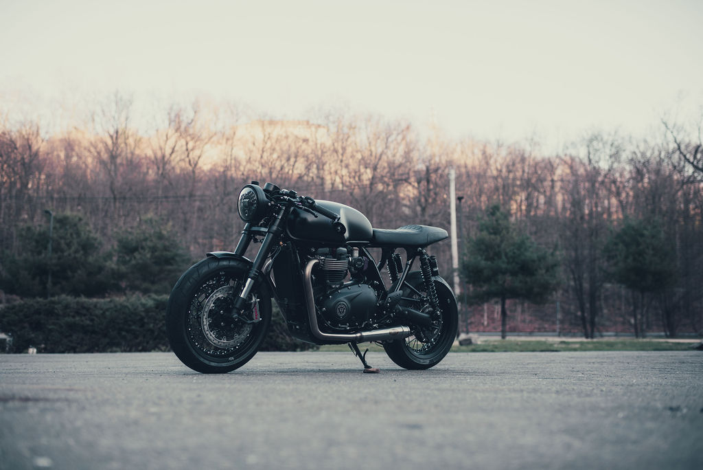 “The Covid R” Triumph Thruxton R Cafe Racer by A&J Cycles