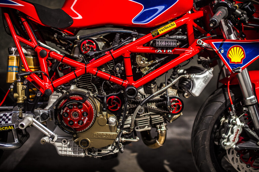 Pata Negra endurance race custom Ducati motorcycle by XTR Pepo