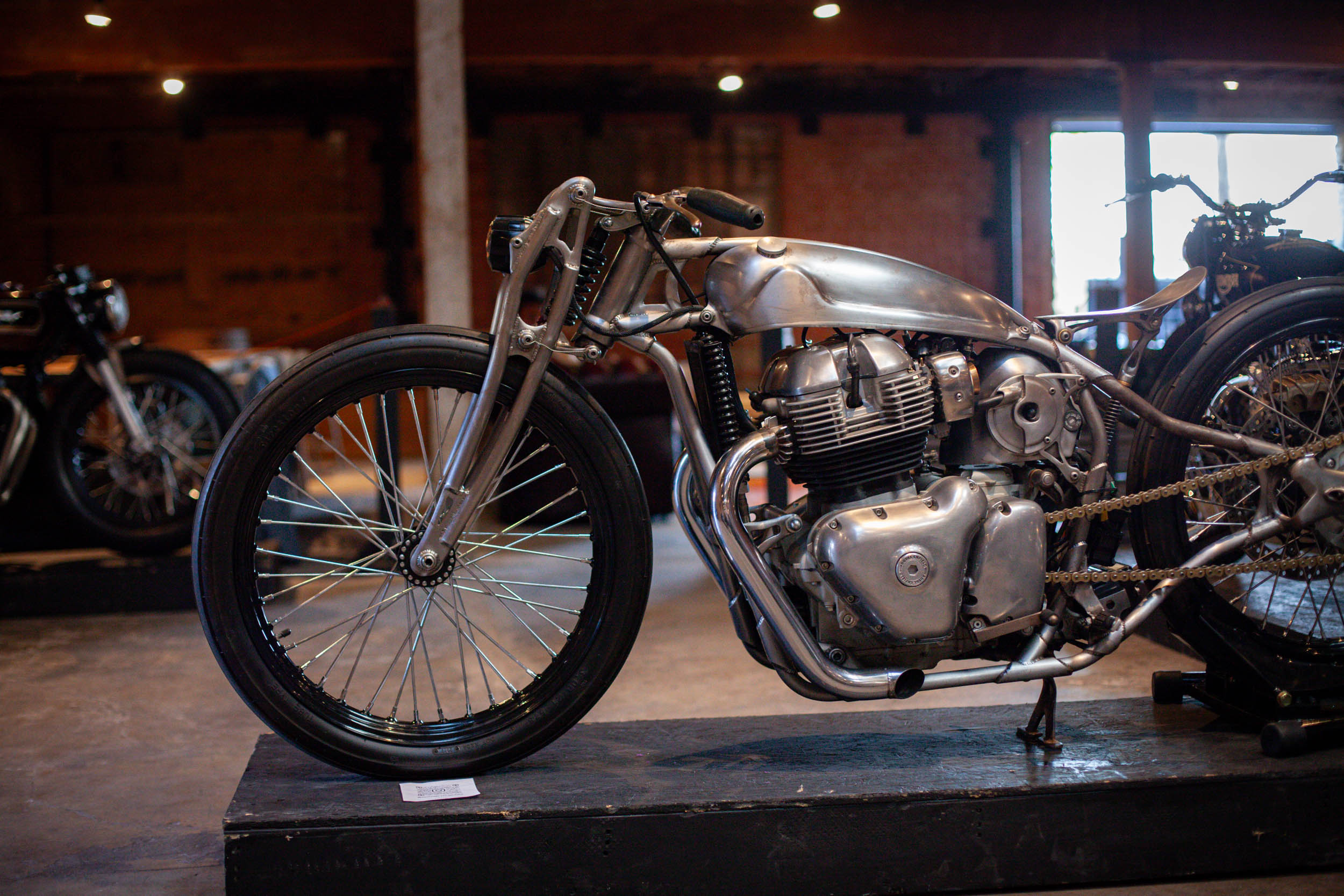 Sosa Metalwork's Royal Enfield at the Handbuilt Invitational LA