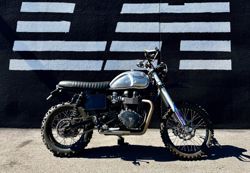 Triumph Scrambler Desert Sled b y The Bullitt