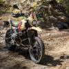 Front view of the BMW R 12 G/S on a gravel trail